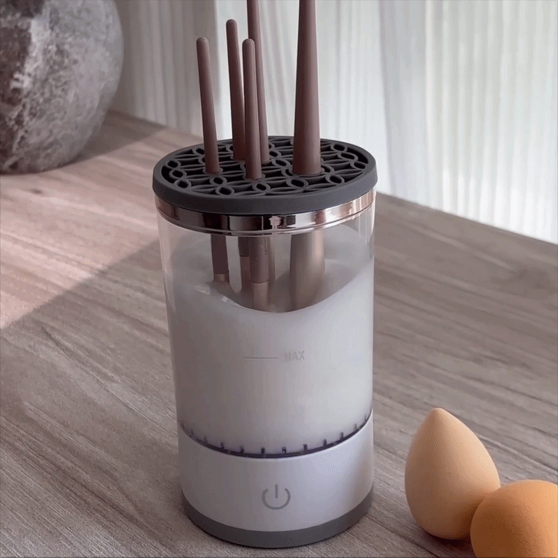 Aveline™ Elektrikli Makyaj Fırçası Yıkama & Kurutma Makinesi — USB Şarjlı, Otomatik